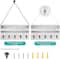 NEX™ Gray-Whitewash Hanging Wall-Mounted Mail Organizer with 5 Hooks